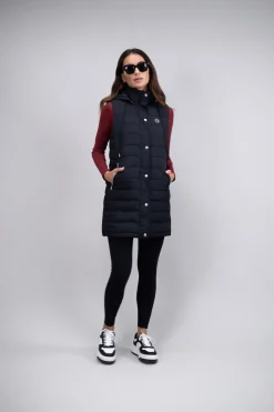 Femme Harcour Boliva long Gilet sans manches