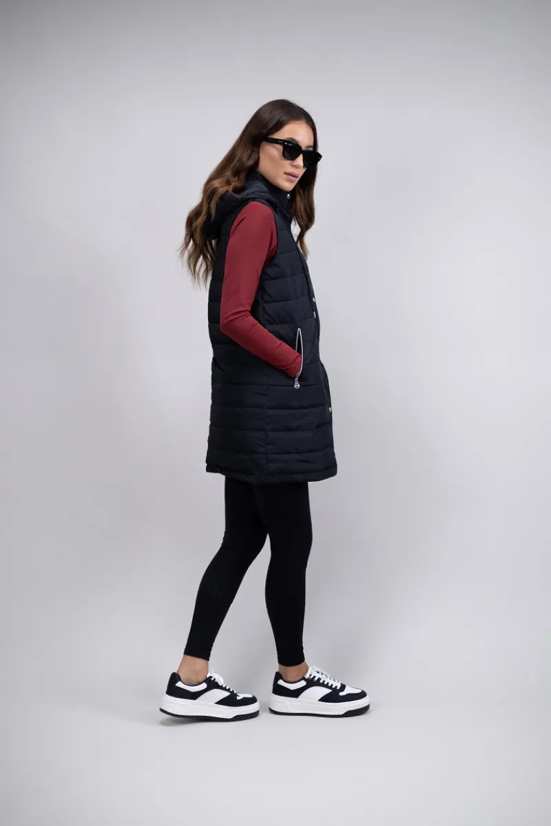 Femme Harcour Boliva long Gilet sans manches
