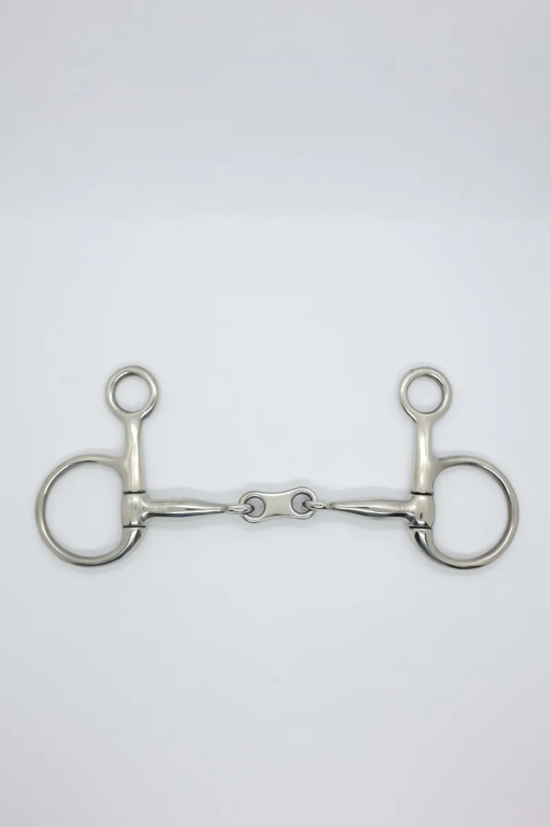 Harcour Mors Baucher double brisure lien plat 11mm
